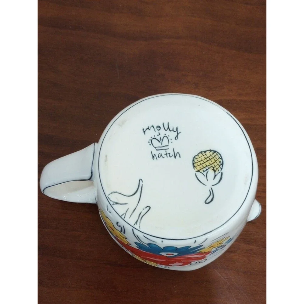 Anthropologie Molly Hatch Floral 1 Quart Measuring Cup